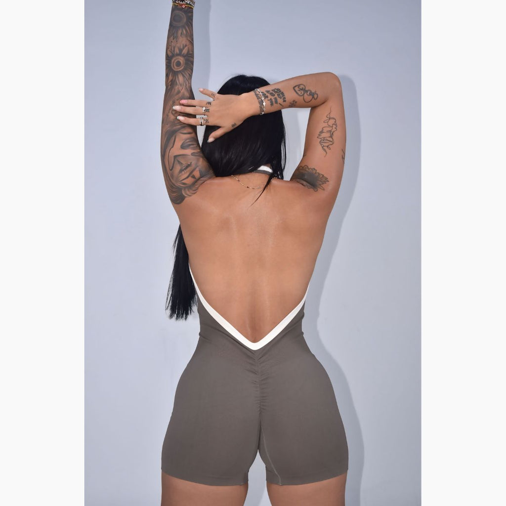 ENTERIZO HALTER CORTO - RB3 ATHLETICS